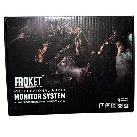 FROKET IEM810 PRO UHF Mono Wireless in Ear Monitor System 1 Body Pack - Picture 1 of 10